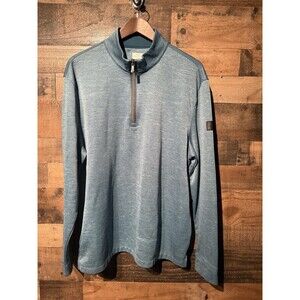 NEW- Greg Norman Men's Half Zip Pullover  Sweatshirt Performance Size XL Teal